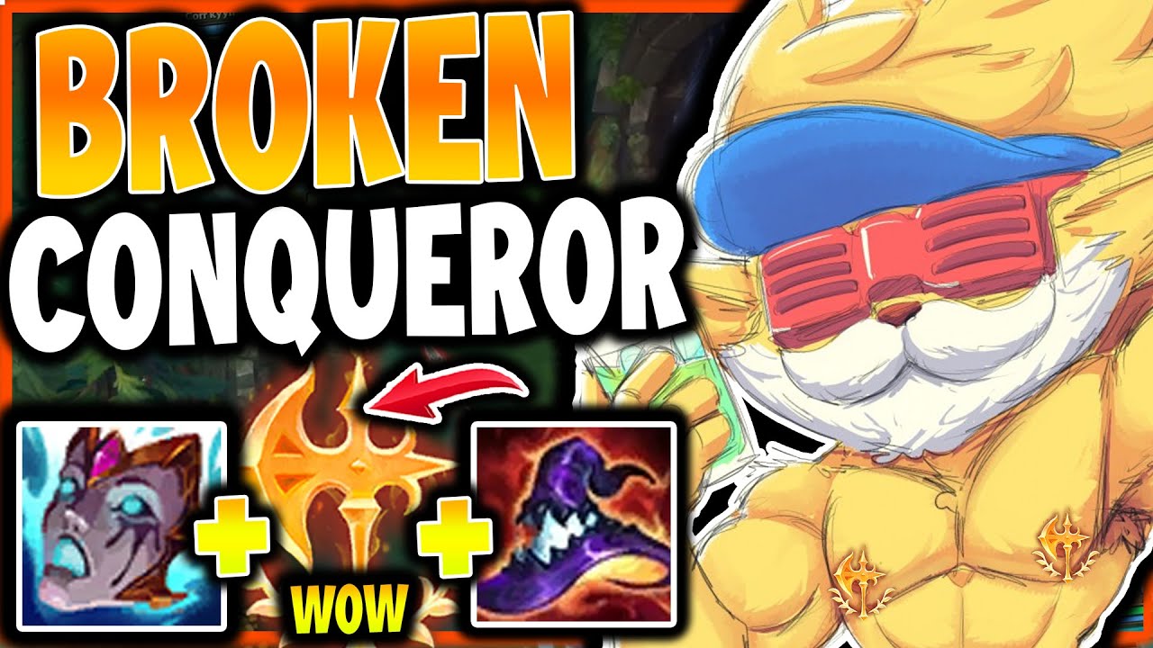 CONQUEROR HEIMERDINGER IS THE KING OF TOPLANE! (IMPOSSIBLE TO GANK)