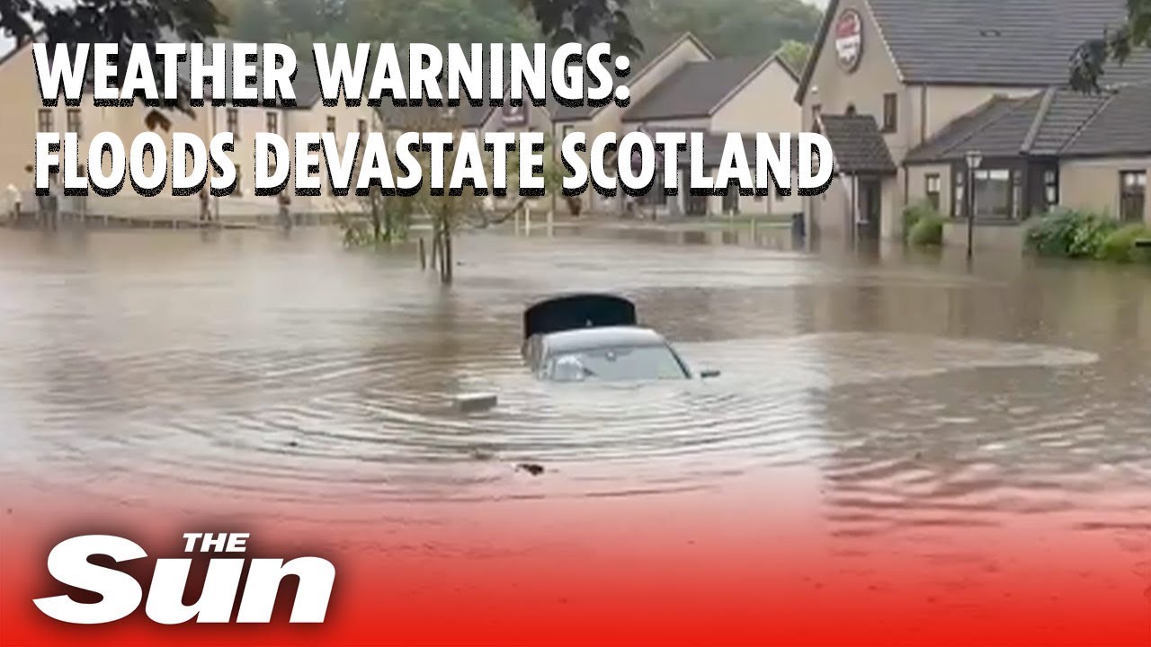 Scotland hit by severe flooding as 'danger to life' weather warning issued