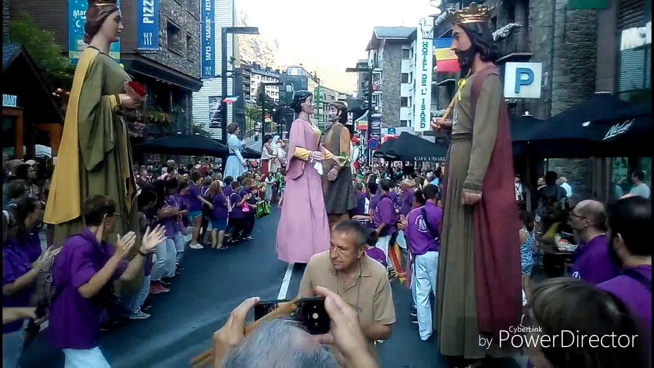 Trobada de gegants d'Andorra la Vella (4/8/18)