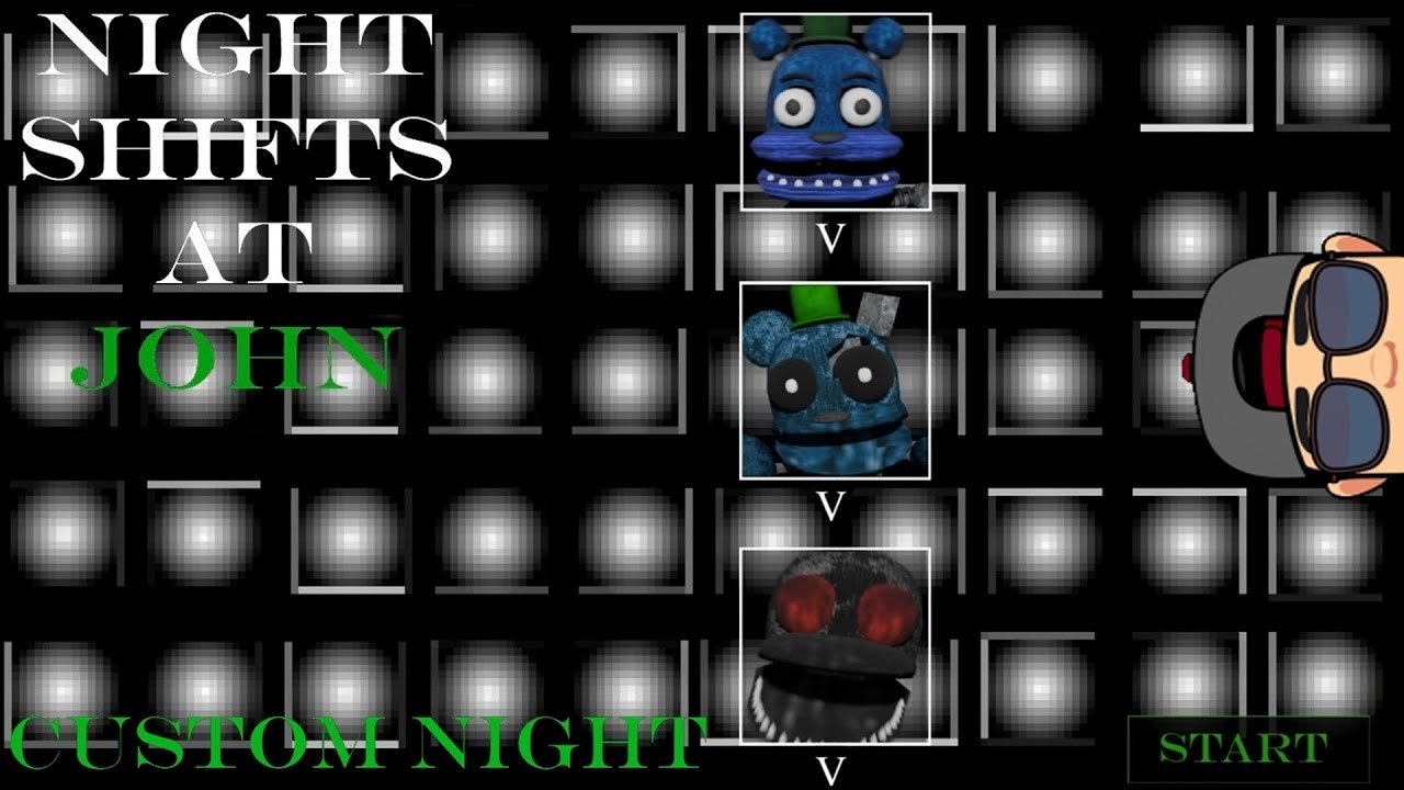 3/5 MAX MODE!!! | NIGHT SHIFTS AT JOHN | MODO MÁXIMO 3/5 | CUSTOM NIGHT | FNAF FAN GAME 2025 |