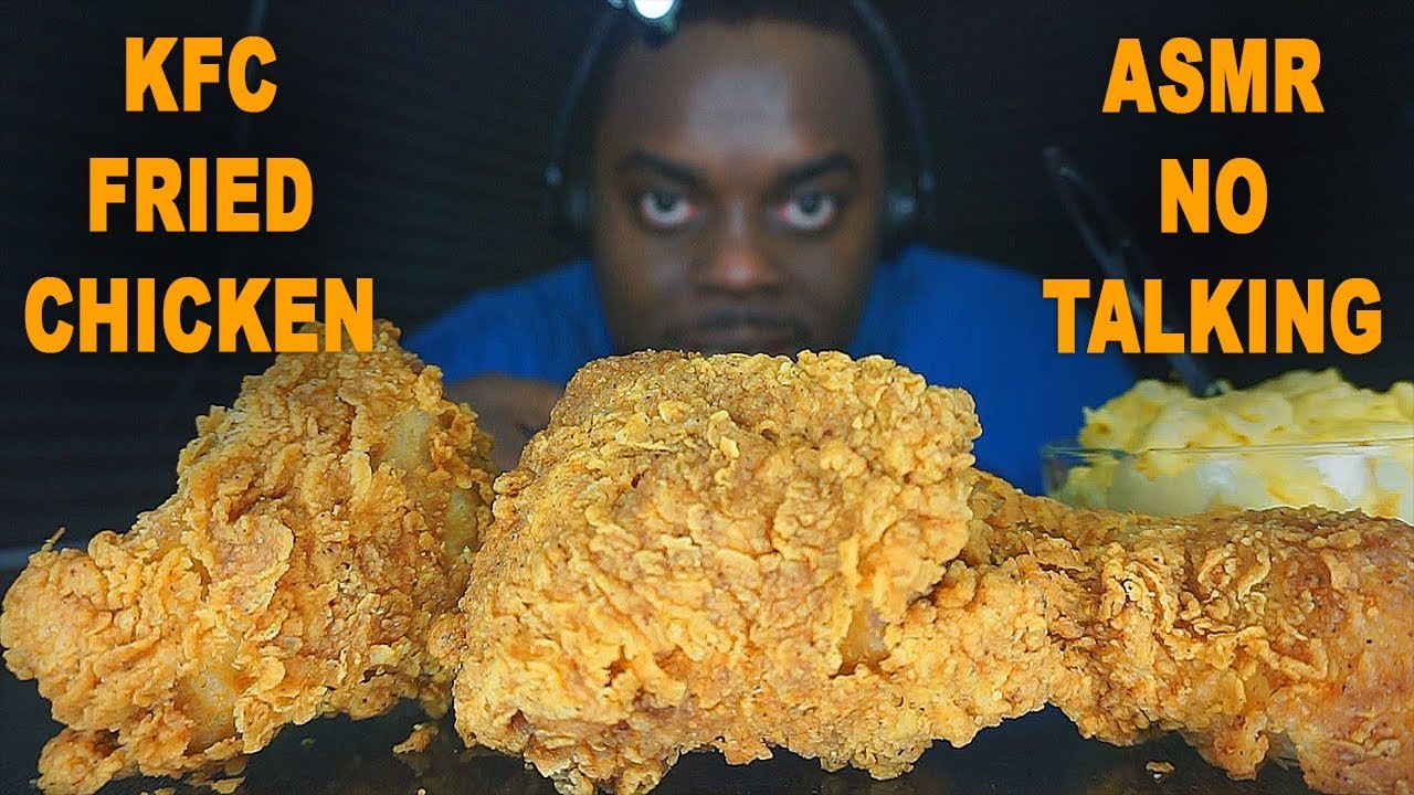 BEAST FEAST DOES NO TALKING KFC CHICKEN ASMR