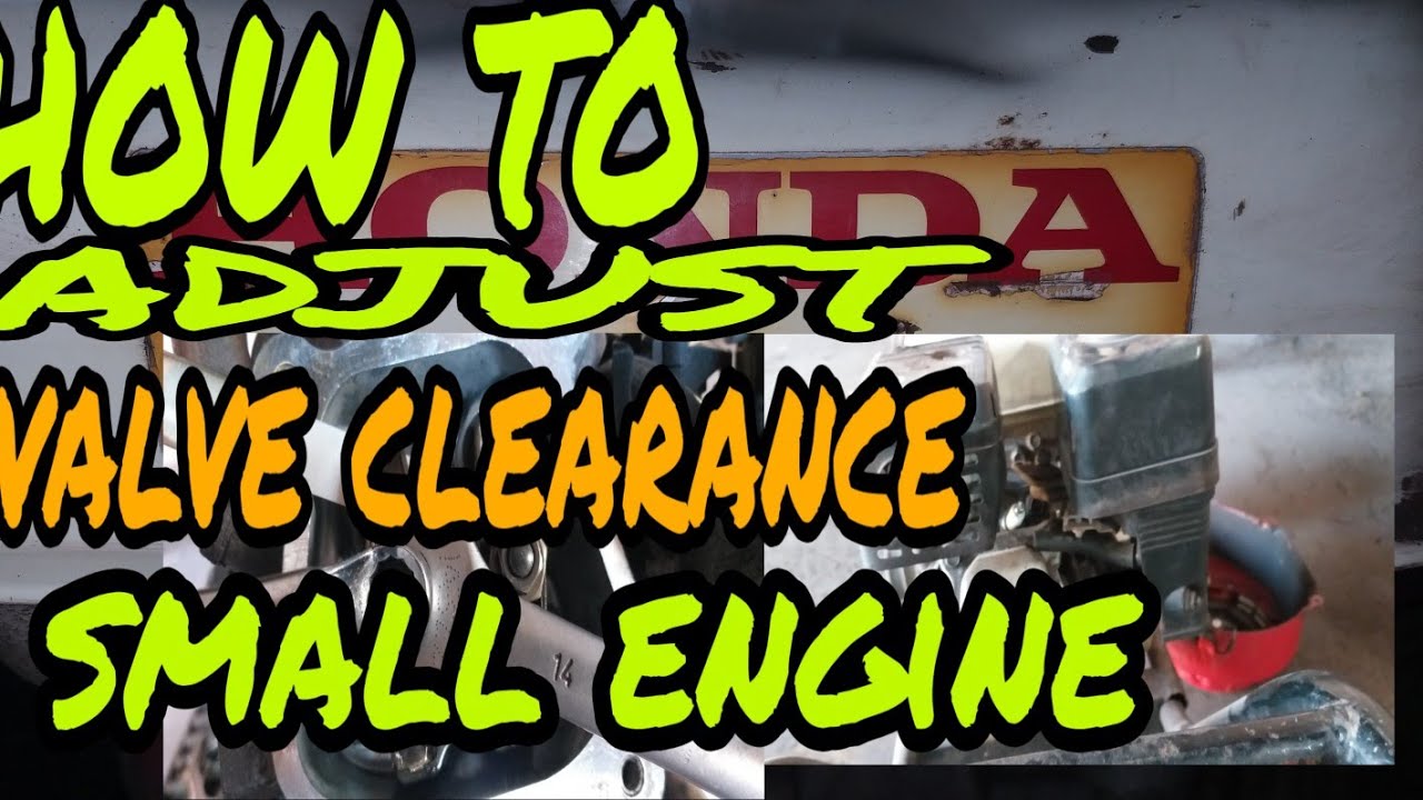 HOW TO ADJUST VALVE CLEARANCE || HONDA WB30XT || SMALL ENGINE