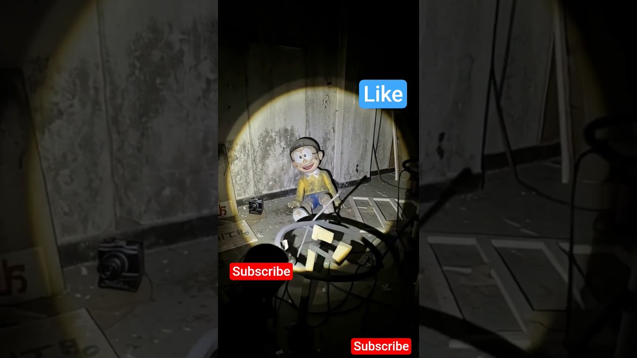 I found horror Nobita statue!😨😰 