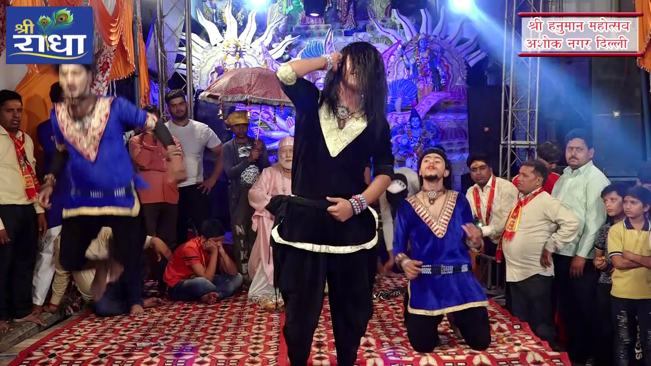 साईं की सुंदर झांकी श्री हनुमान महोत्सव अशोक नगर 