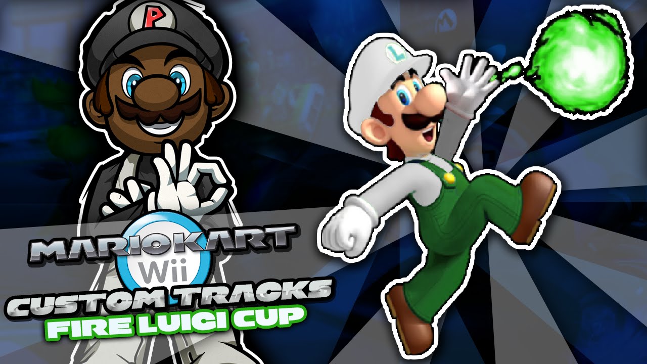 Mario Kart Wii Custom Tracks w/ Victini Mod | Fire Luigi Cup (Season 2) w/ PKSparkxx