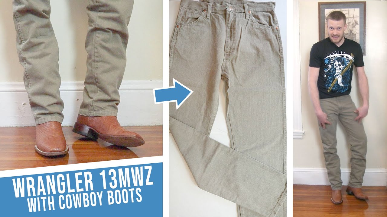 13MWZ Cowboy Cut Wrangler Jeans are Classic for Cowboy Boots!