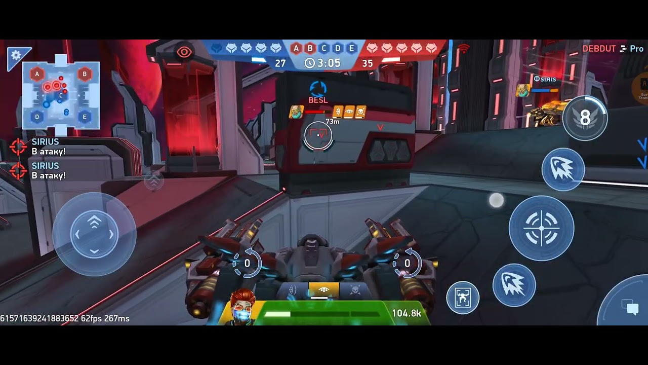 Mech arena, good game but lost 