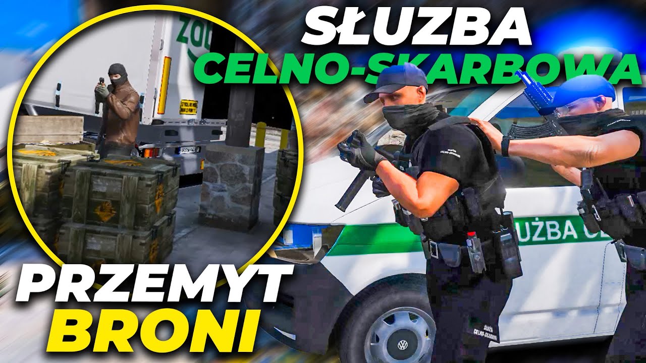 Polska Policja - PRZEMYT BRONI NA GRANICY💀|Służba Celno Skarbowa