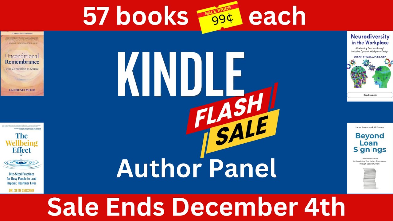 Kindle Flash Sale w/ Laurie Seymour, Susan Fitzell, Laura Biewer, Seth Serxner