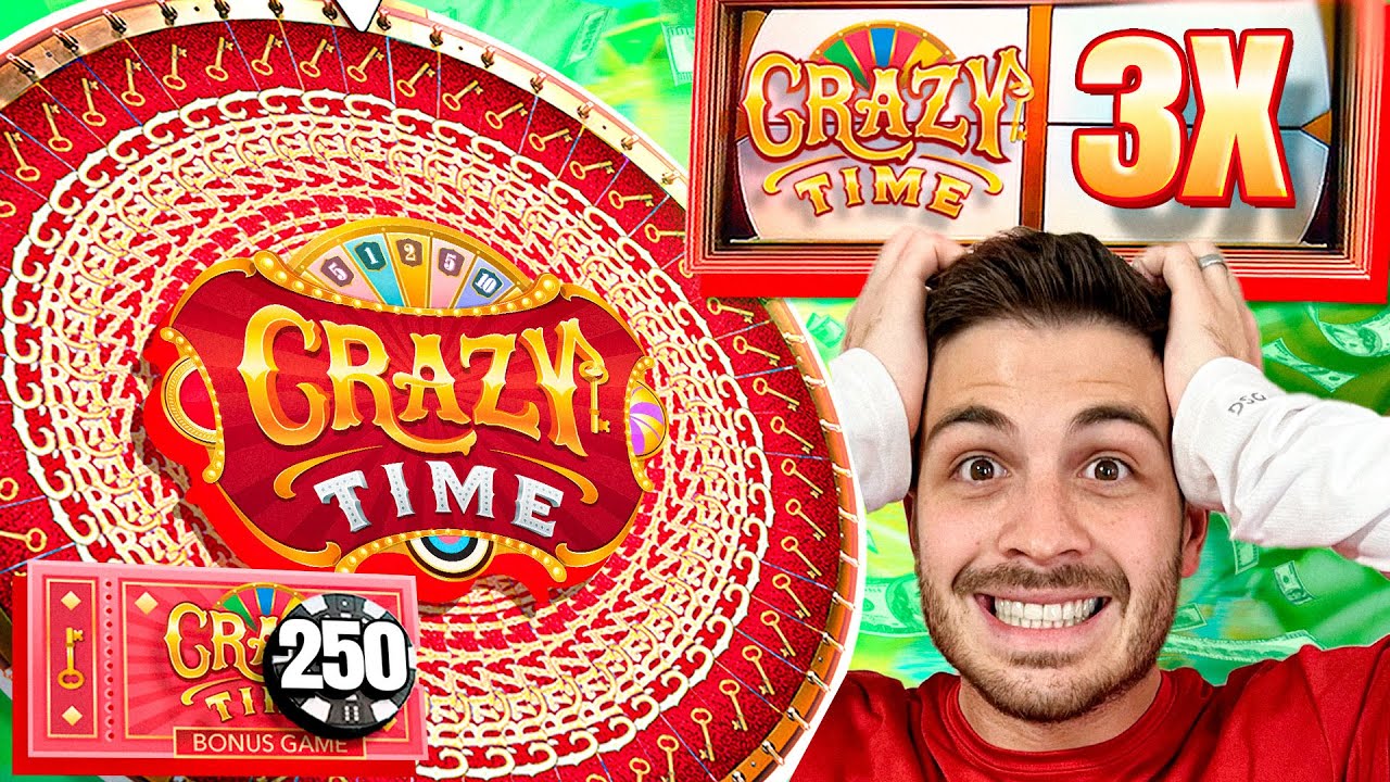 CRAZY TIME 3X TOP SLOT PAYS BIG!!!