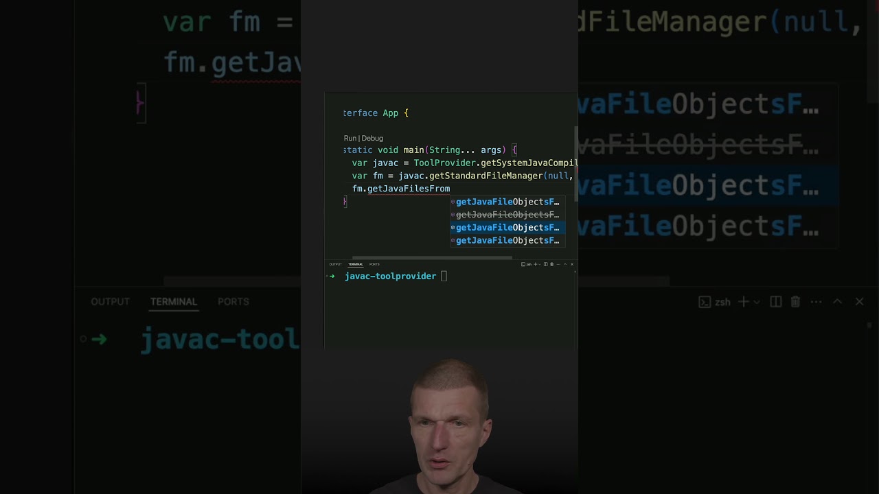 Programmatic Javac Access #java #shorts #coding #airhacks