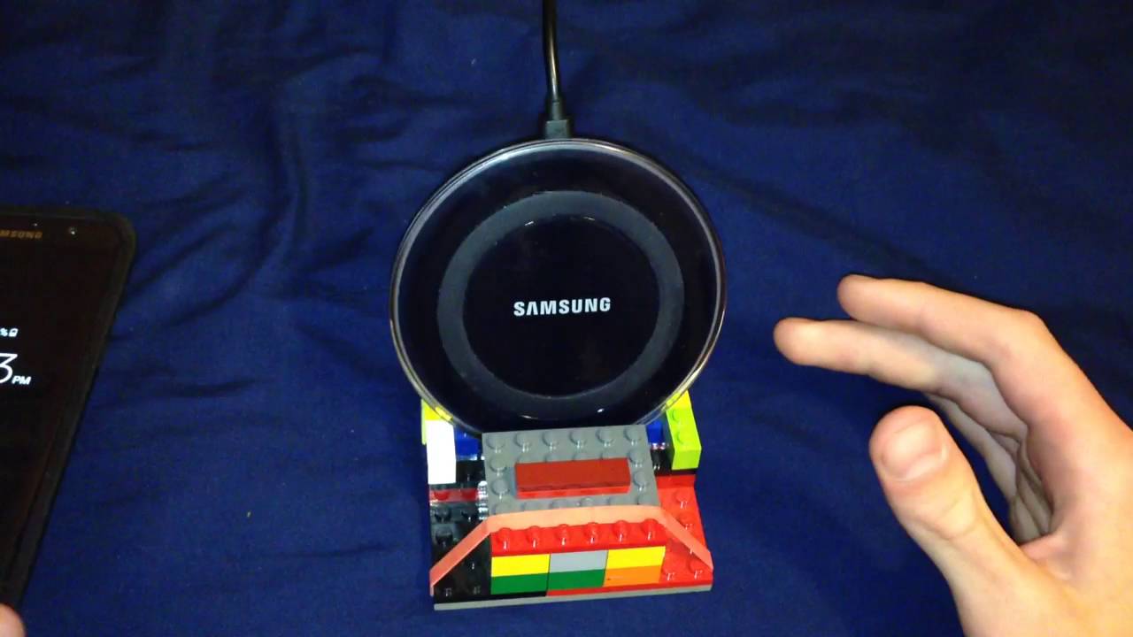 Homemade lego wireless charging stand