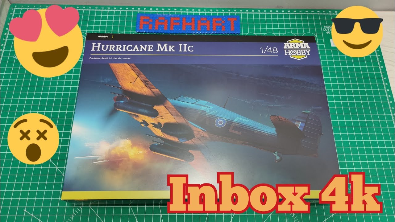 Hurricane Mk 2 1:48  Arma Hobby 40004 inbox 4k