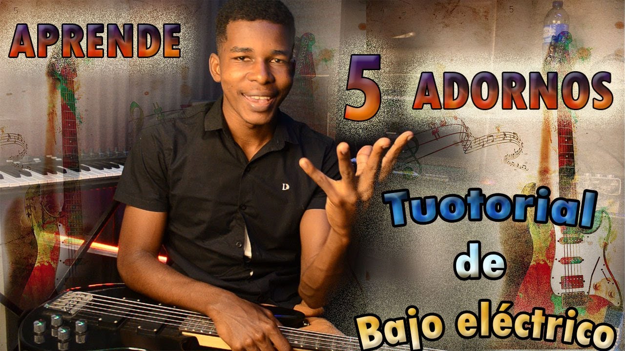 5 ADORNOS EN  EL BAJO/COMO HACER ADORNO EN EL BAJO-Tal como soy Señor, TUTORIAL-Jesús Adrián Romero