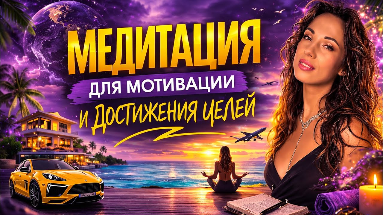 Медитация для мотивации и достижения целей, исполнения желаний