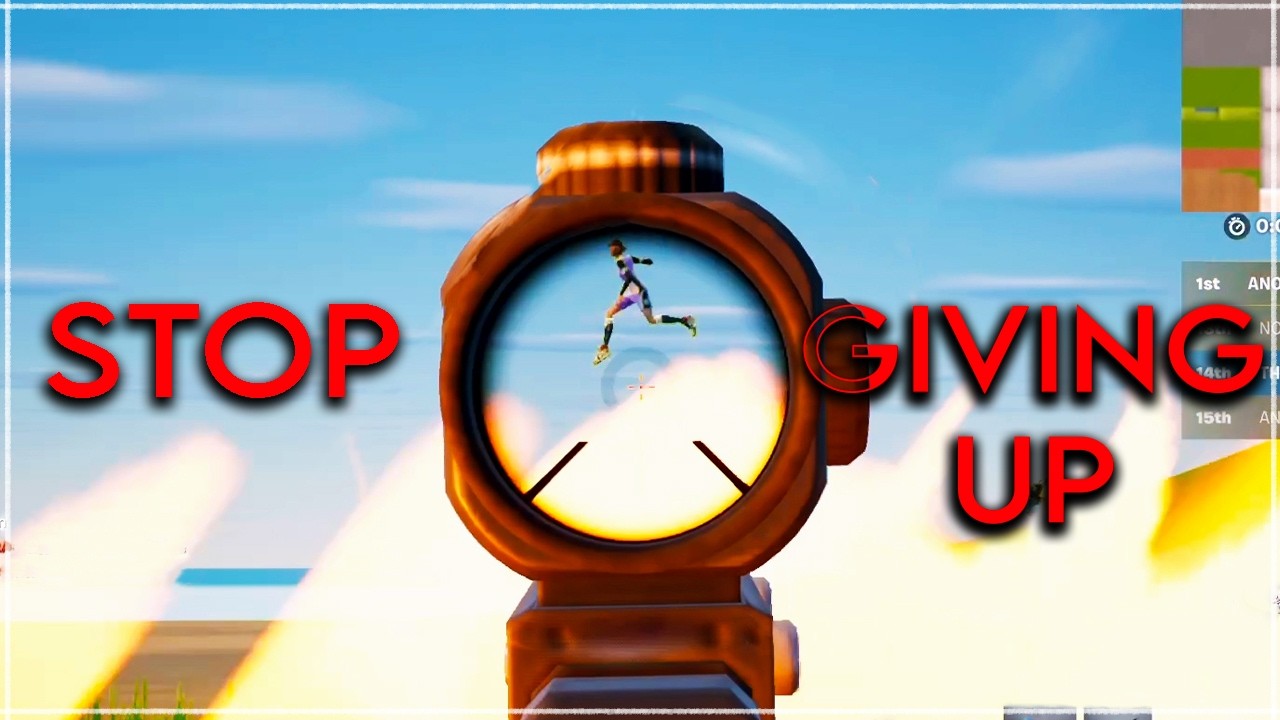Stop Giving Up Video