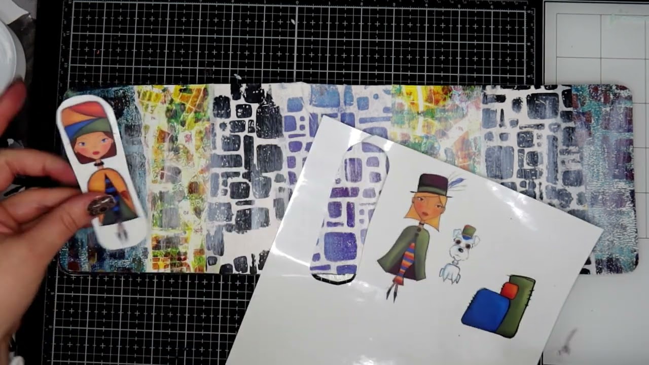 Using Paper and homemade stickers