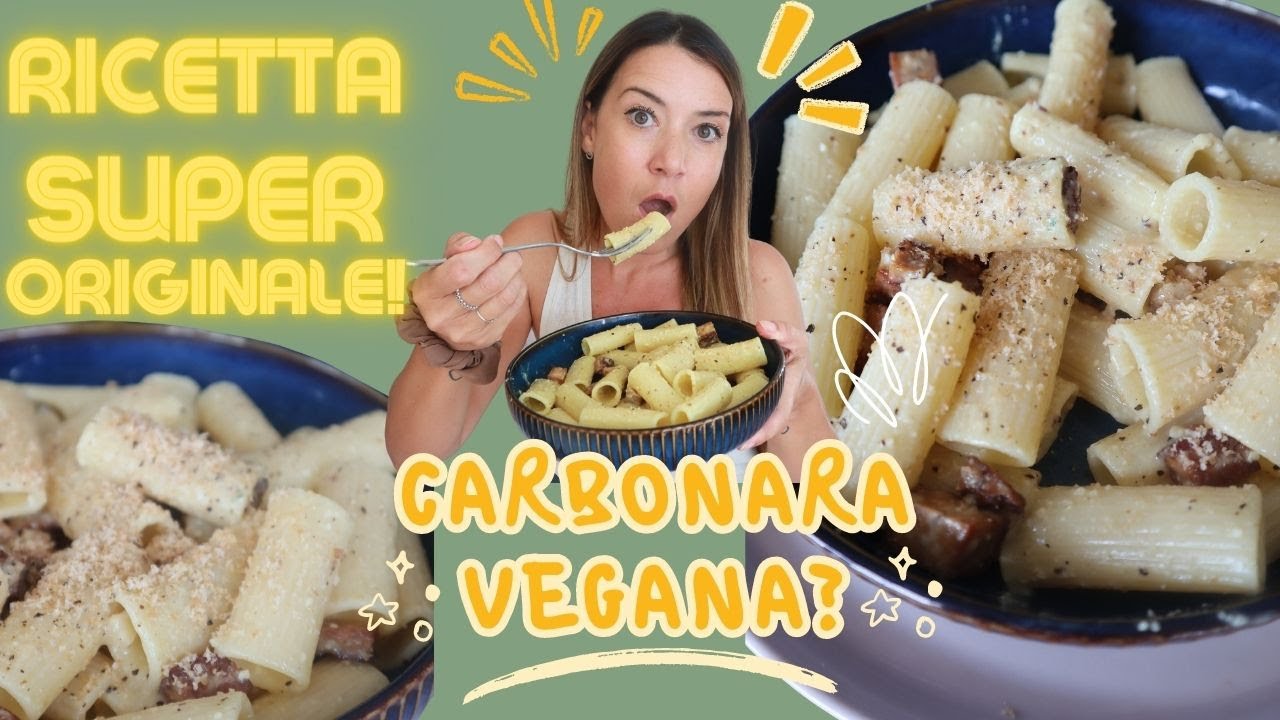 Ho fatto la carbonara senza UOVA! ASSURDO! CARBONARA VEGANA PAZZESCA!