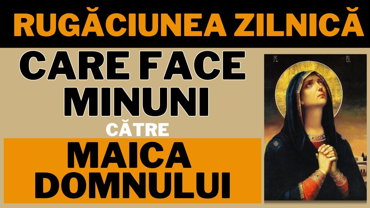 Rugăciune de Ajutor IMEDIAT către Maica DOMNULUI (FOARTE PUTERNICA!!)