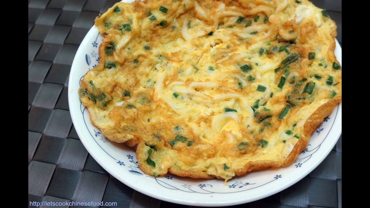 Hong Kong Recipe : Pan-fried Chinese Noodlefish with Egg