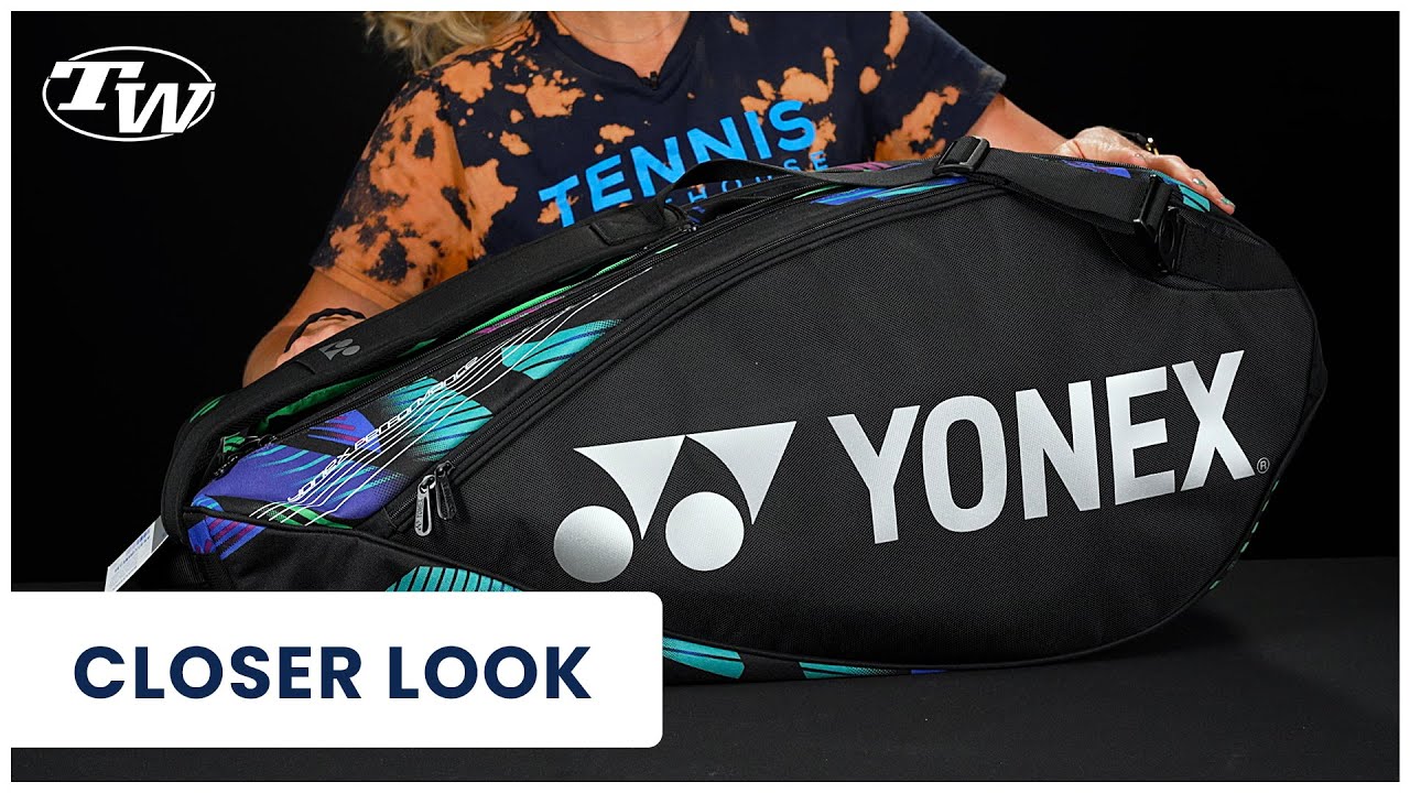 Take a closer look at the Yonex Pro Racquet 9 Pack Tennis Bag (more colors on our website!)