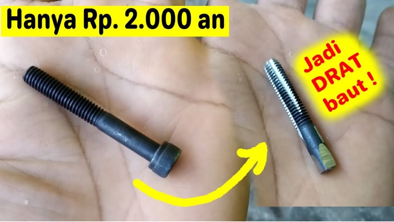 Cara Buat alat DRAT BAUT ! || 100% Berhasil !