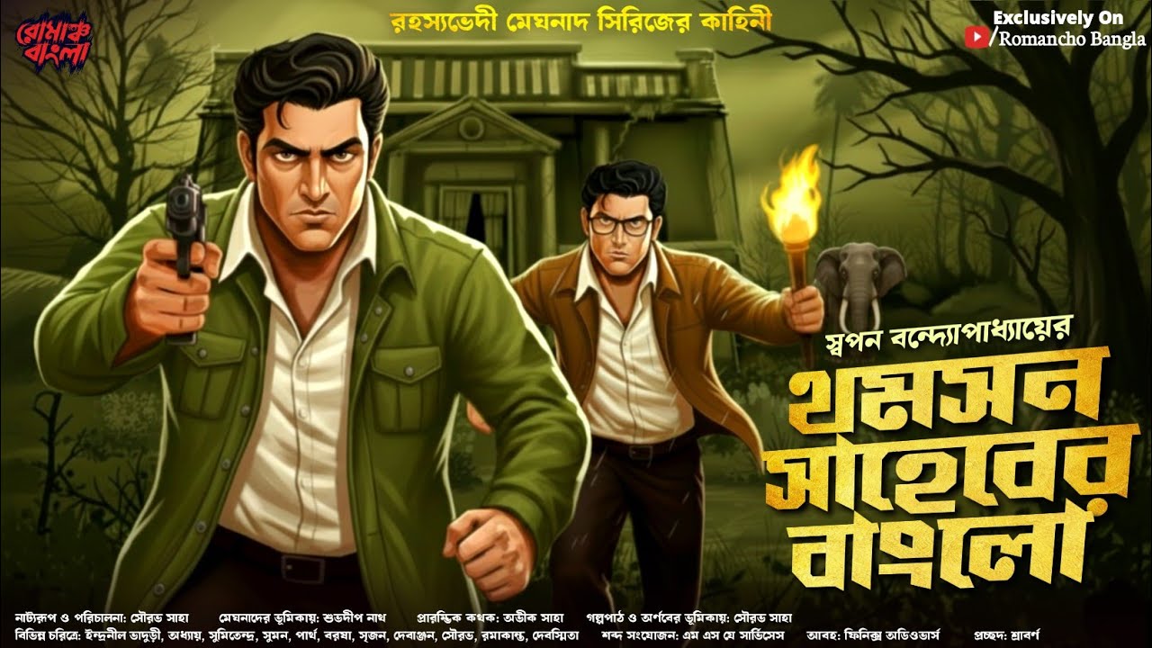থমসন সাহেবের বাংলো | রহস্যভেদী মেঘনাদ | Goyenda Golpo New | Detective Adventure | Suspense Thriller 