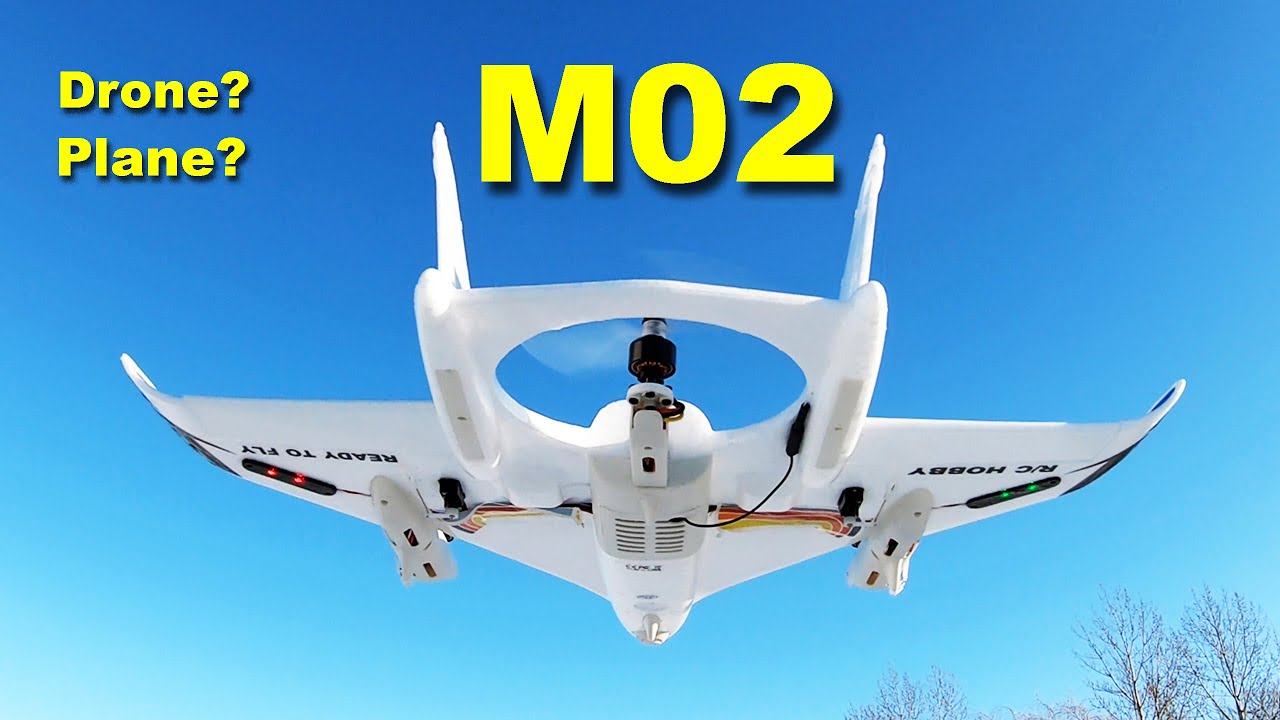 JJRC M02 — Это дрон, это самолёт, это воздушный змей? — ОБЗОР