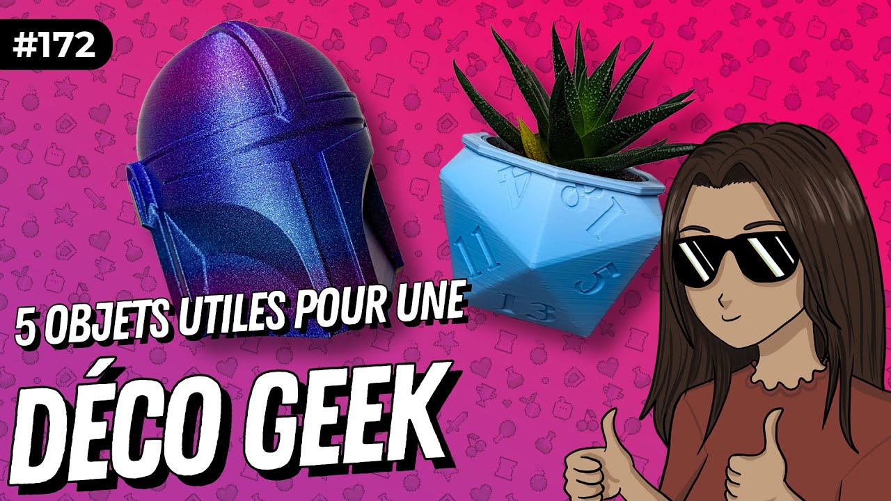 Timelapse impression 3D de 5 objets GEEK et UTILES  ! 🤓😎