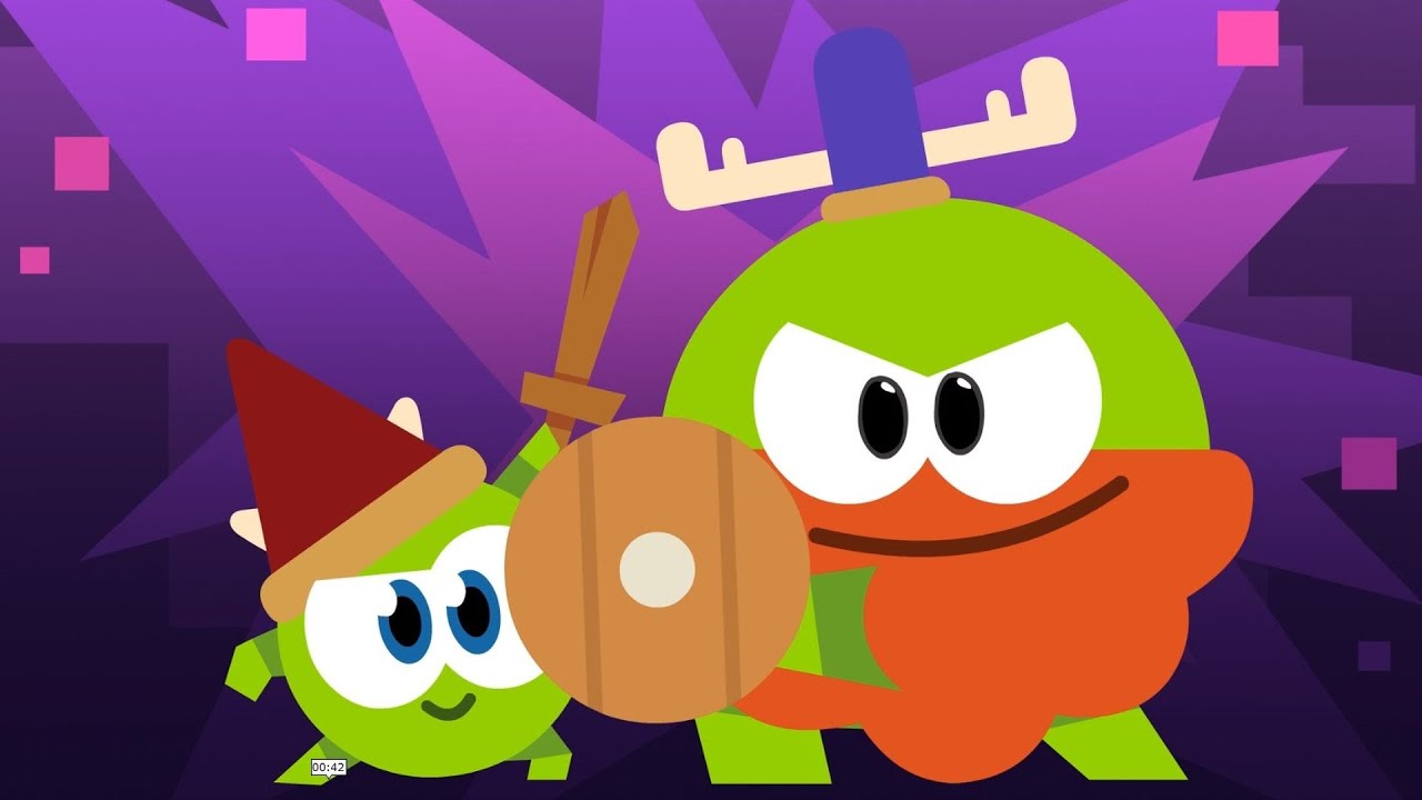 Om Nom Stories ✨ Nibble-Nom 🍭 Platformer 🎮 Funny Cartoons For Kids 🍿Super Toons TV - Bajki Po Polsku