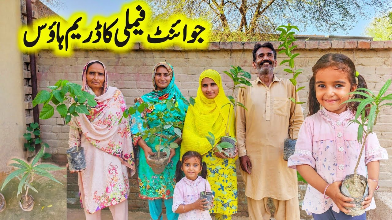 Mud House Into Dream Home | Planting Green Life | Village Joint Family