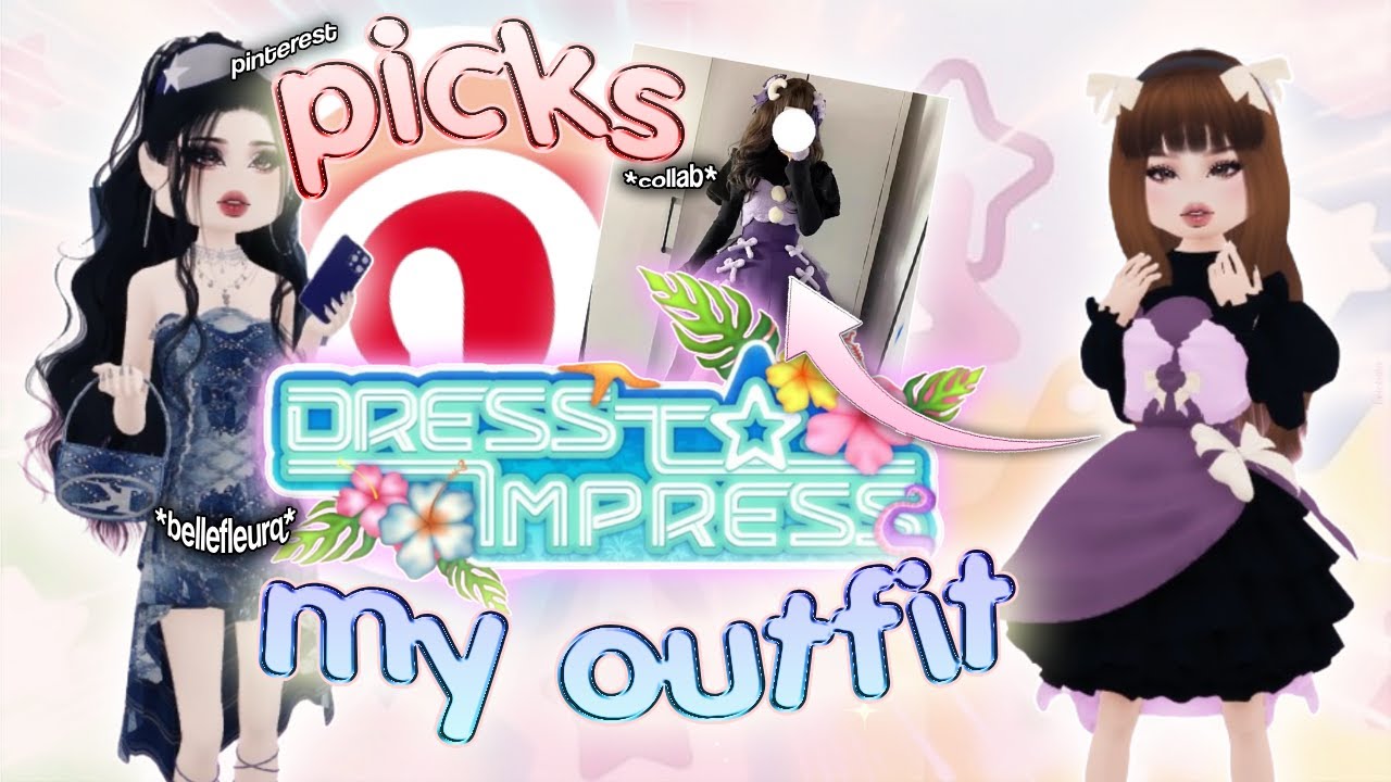 **PINTEREST** CHOOSES MY OUTFIT In Dress To Impress! (COLLAB W/ @bellefleurq )