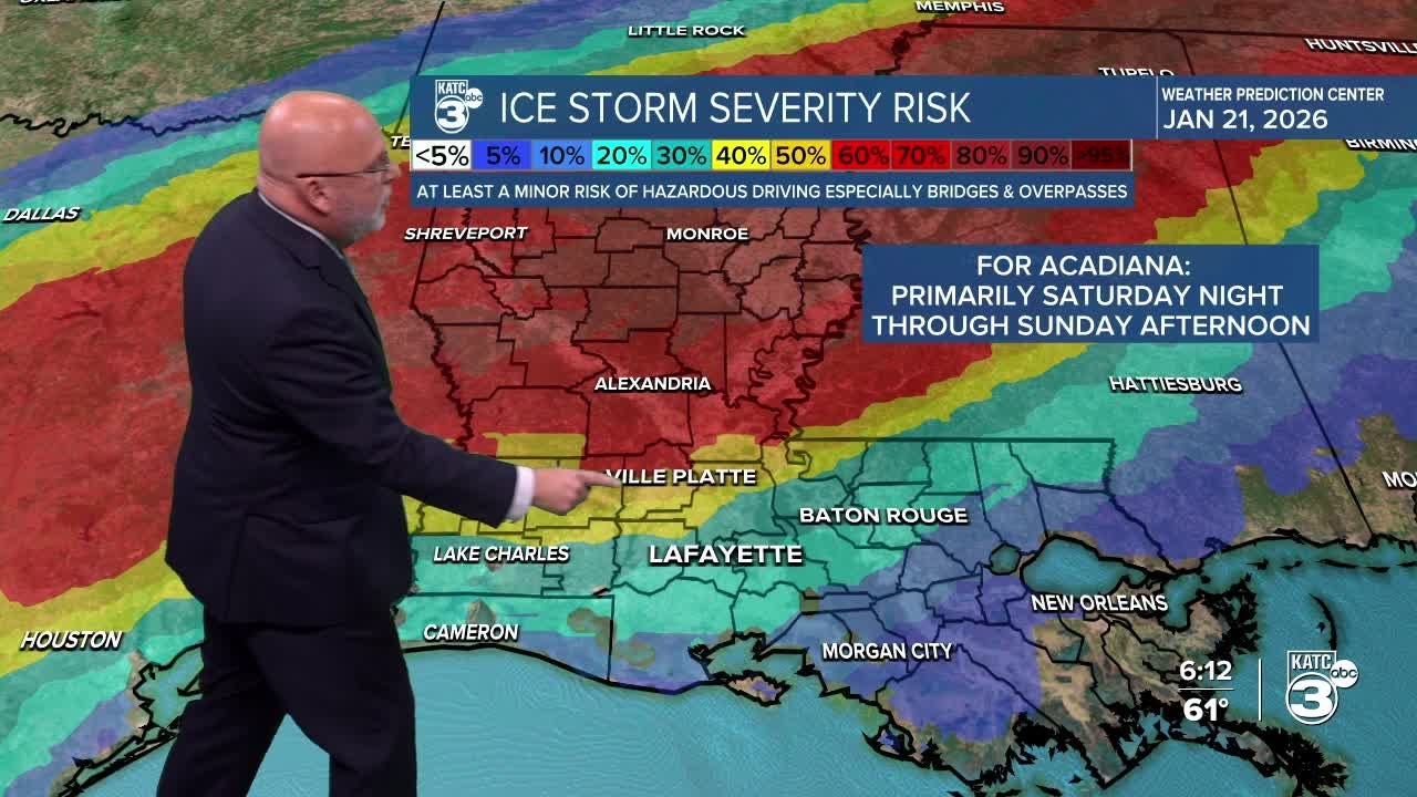 KATC Weather Forecast 6pm 01-21-26