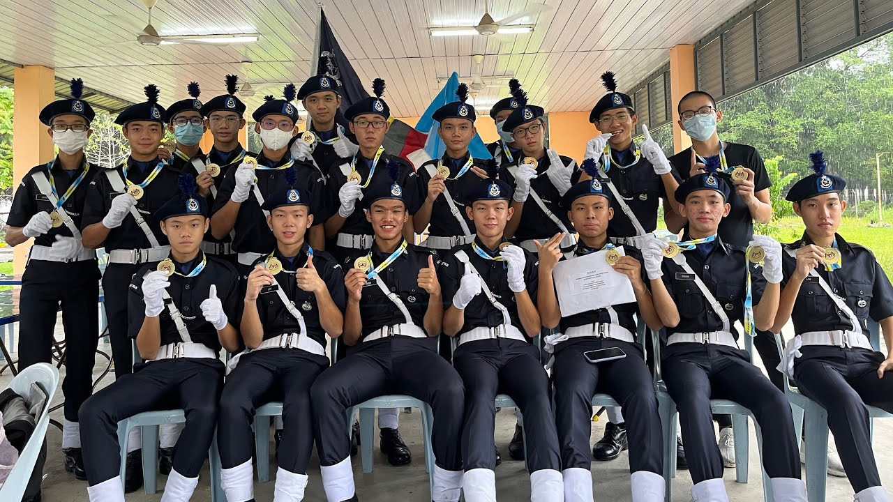 Pertandingan Kawad Kaki Pasukan Badan Beruniform Peringkat Negeri Pulau Pinang  2022 (Johan🏆) 和中男警.