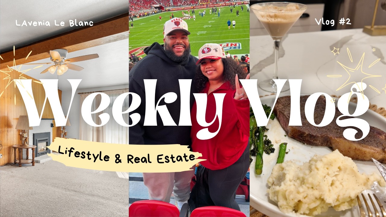 Weekly Vlog | christmas + sister time + 49er game + Sharks + property showings & more!