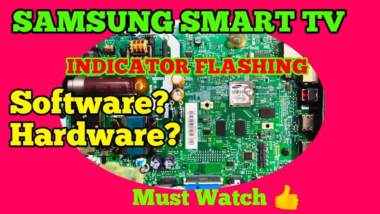 Samsung tv won't turn On Red light flashing!Standby problem!Restart#Dead Repair process