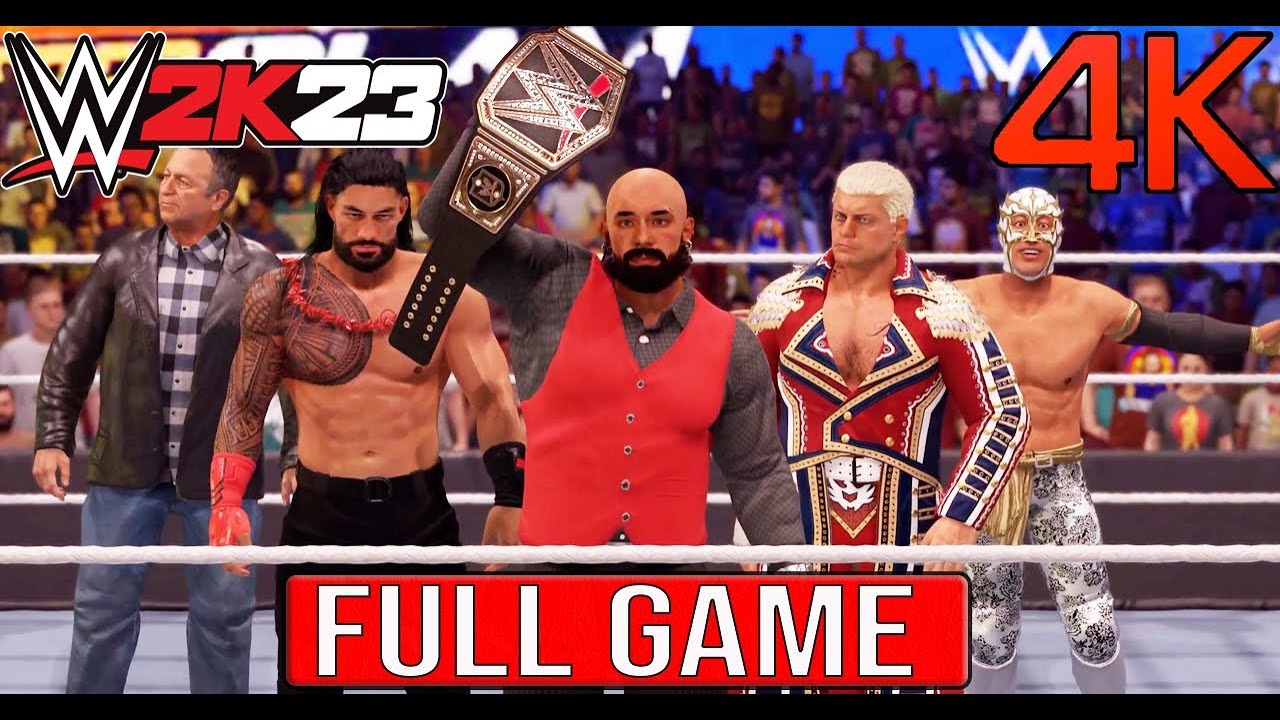 WWE 2K23 MYRISE THE LEGACY Full Gameplay Walkthrough - No Commentary (#WWE2K23 The LockFull Game)