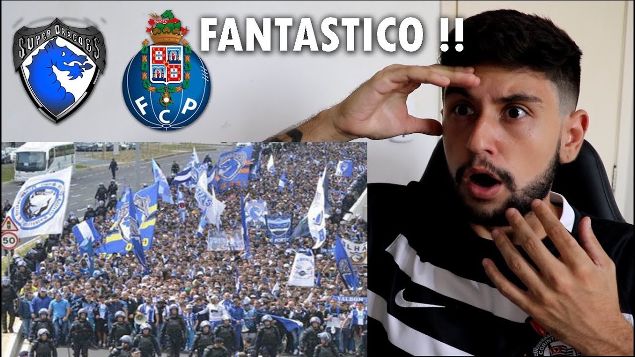 BRASILEIRO REAGINDO A SUPER DRAGÕES DO FC PORTO #2