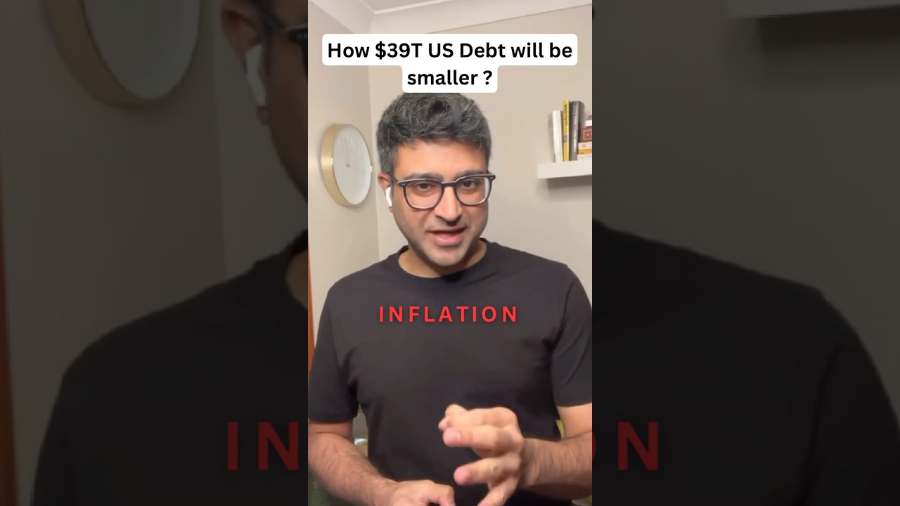 Inflation will make $39 trillion US Debt smaller - Explained ! #usdebtcrisis #inflation