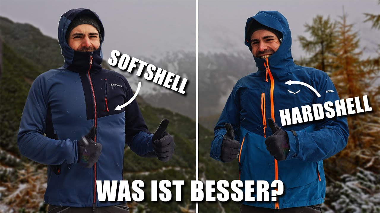 SOFTSHELL vs. HARDSHELL: Welche Jacke kann was (nicht)? - Kauffehler vermeiden!