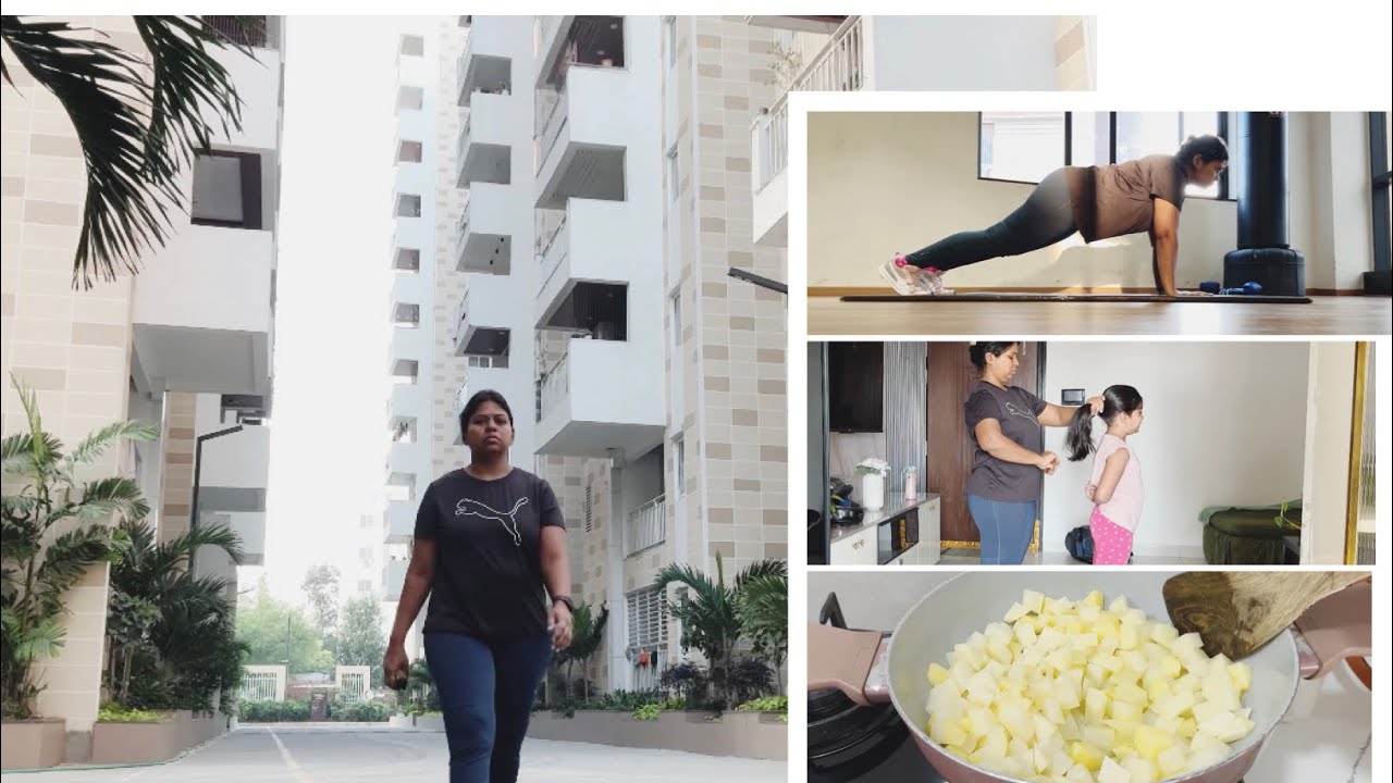 6am to 10am routine| Morning workout | daughter holidays | husband lunchbox # lavanyasaivlogs 
