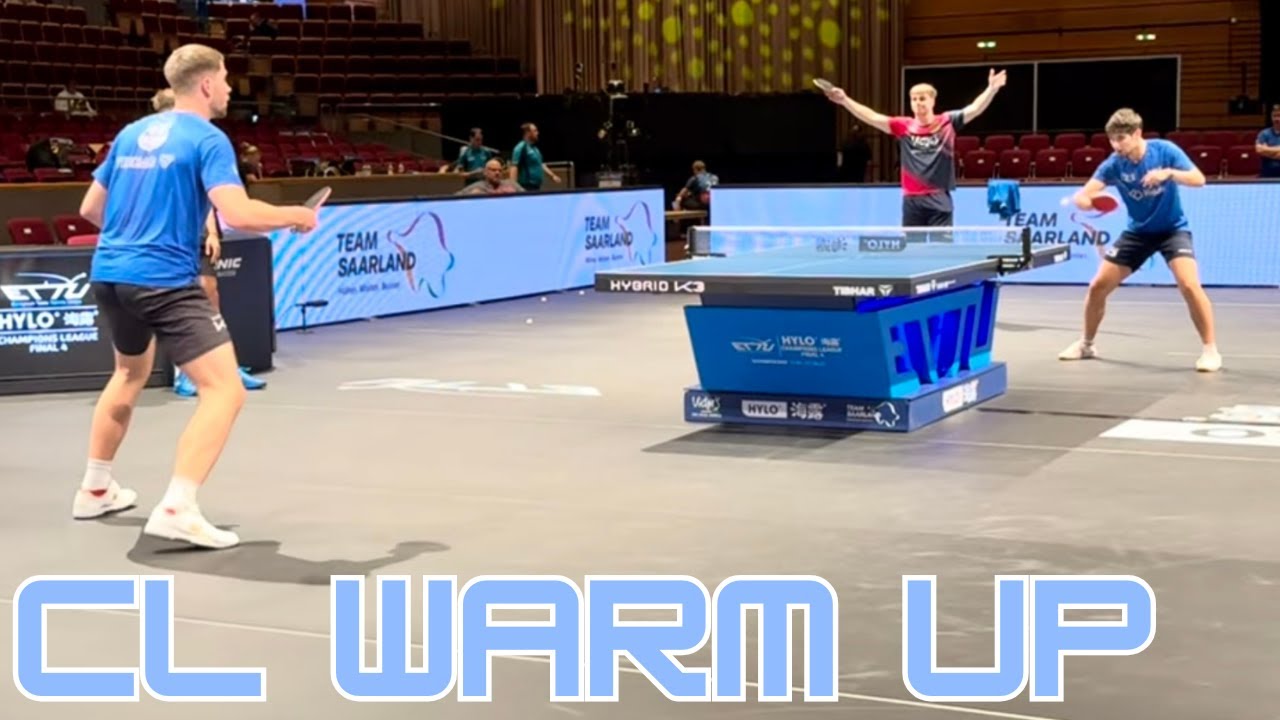 ETTU Champions League 2025 Semifinal Warm-Up | Truls Möregårdh, Jorgic, Franziska & More