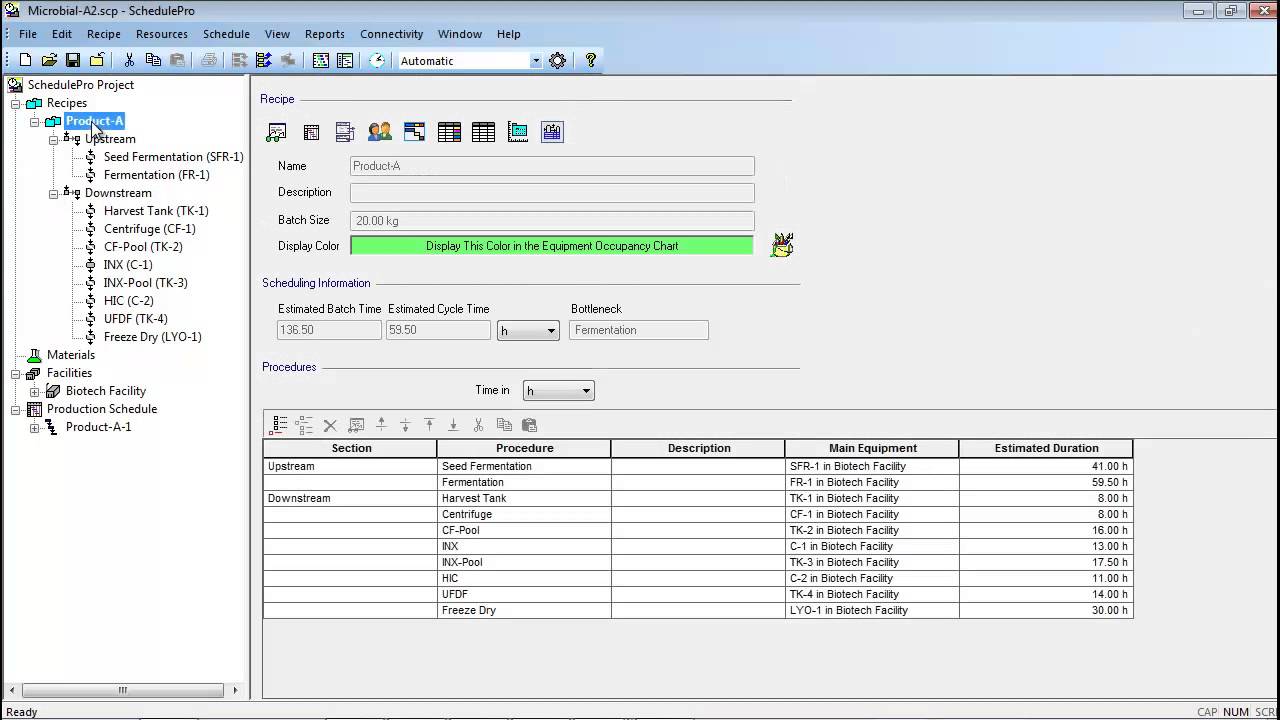 SchedulePro - Microbial BioManufacturing (Part 1)
