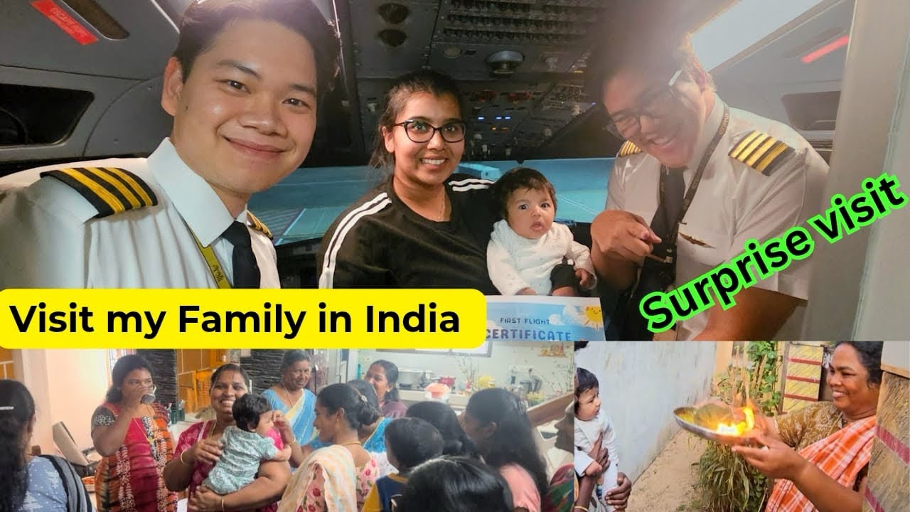 Surprise visit to India.. finally 😱😱#entertainment #family #surprise #dadlife#momlife #india #uk