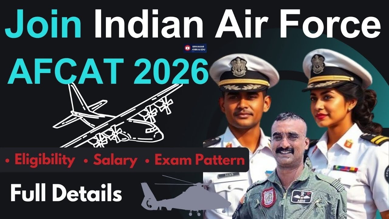 AFCAT 2026 Notification: Eligibility, Syllabus, Exam Date & Defence Career Guide in Tamil