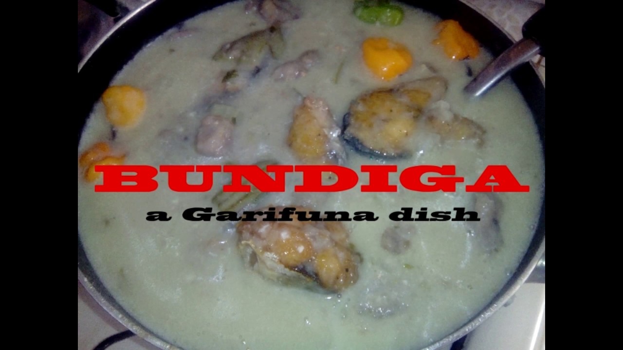Making BUNDIGA - a garifuna cultural dish in Belize. Unique taste but absolutely delicious!