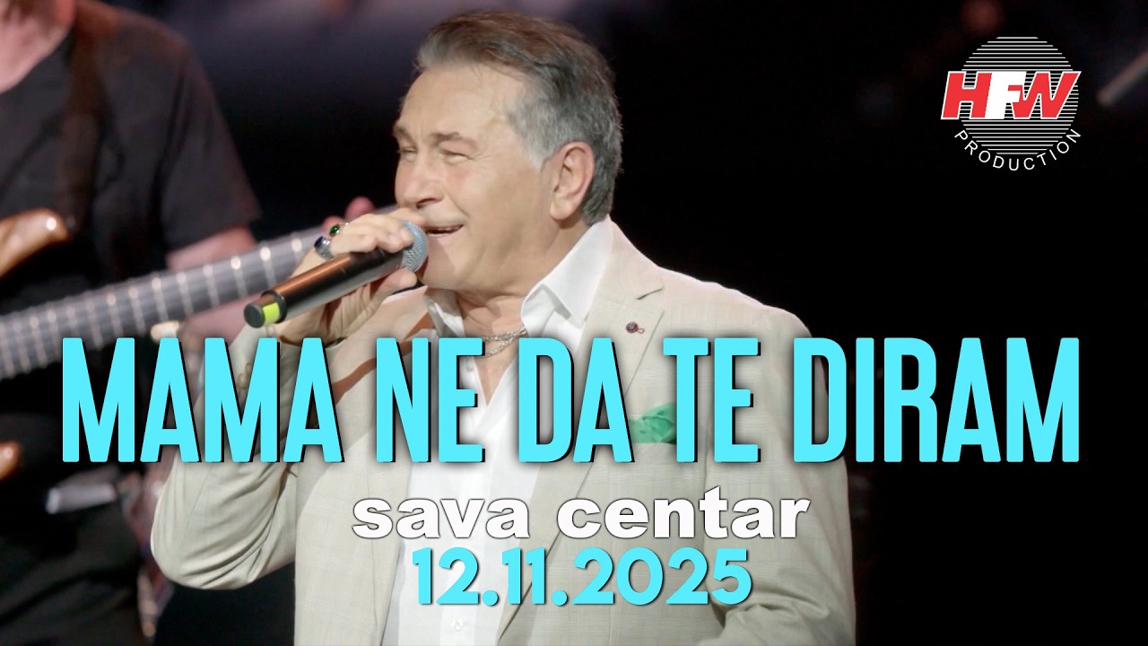 HALID MUSLIMOVIĆ - MAMA NE DA TE DIRAM - LIVE - ( 12.11.25. SAVA CENTAR )