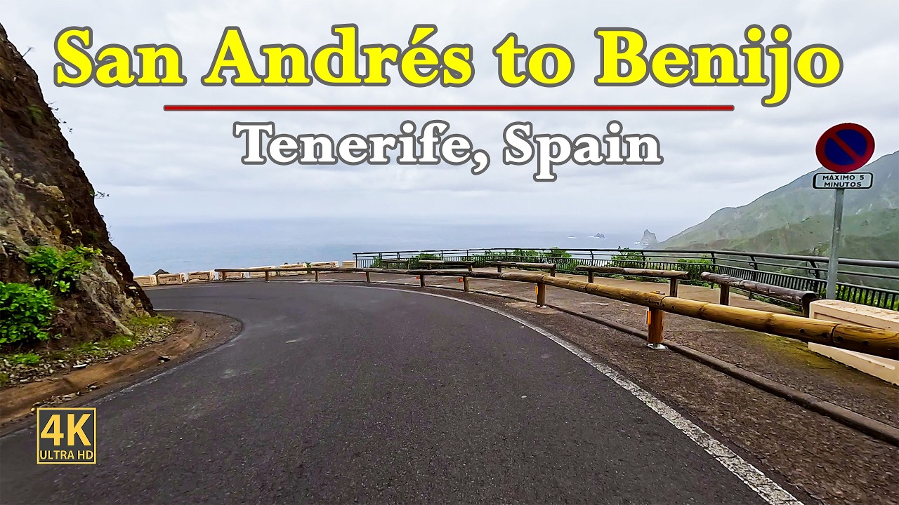 San Andrés To Benijo | Epic Foggy Mountain Drive In 4K | POV Driving