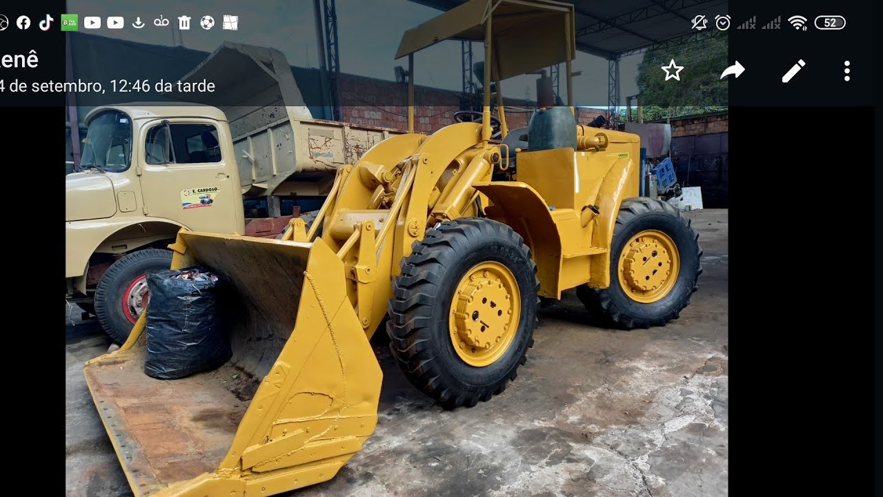 Relíquia Pá carregadeira Caterpillar 944