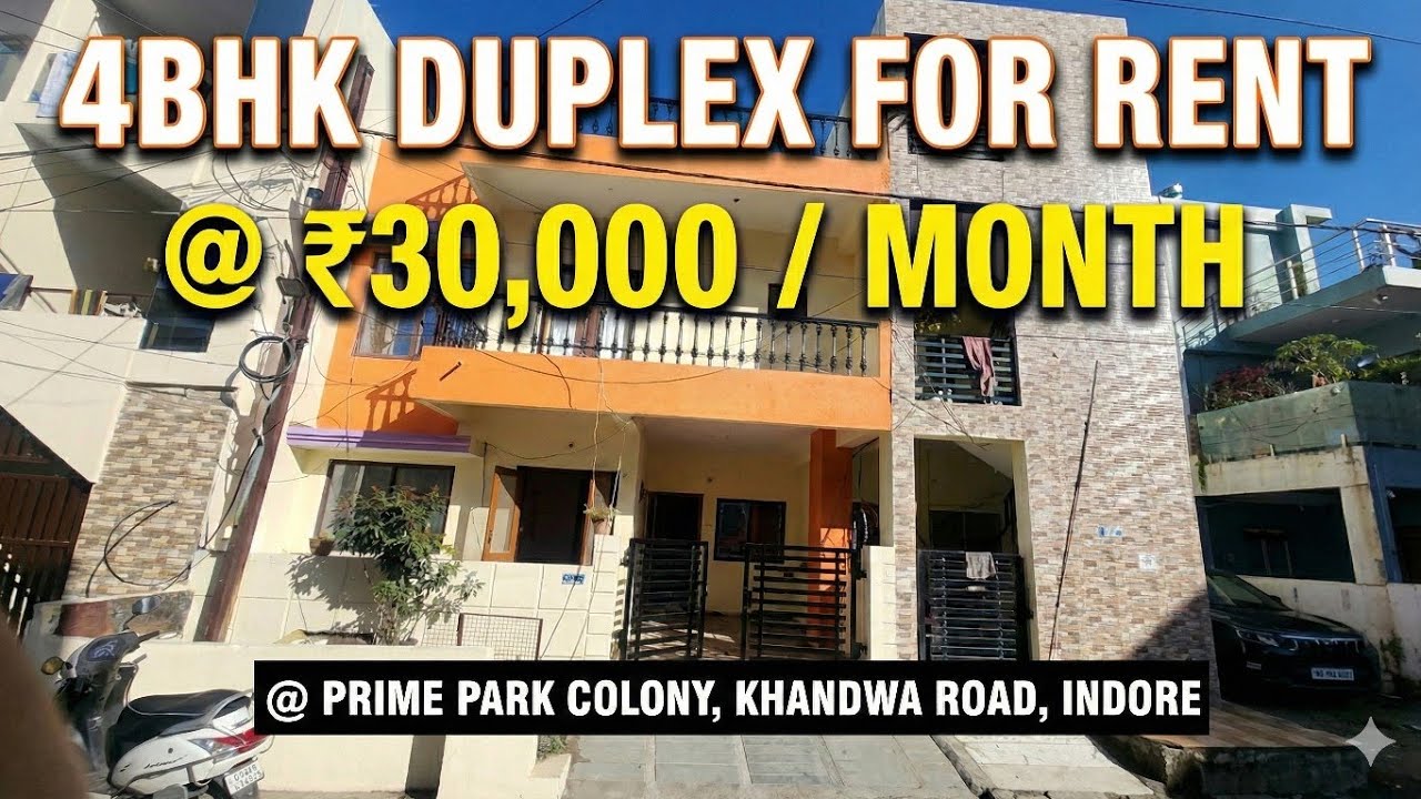 Просторный дом с 4 спальнями, частично меблированный, сдается в аренду в районе Prime Park Colony...